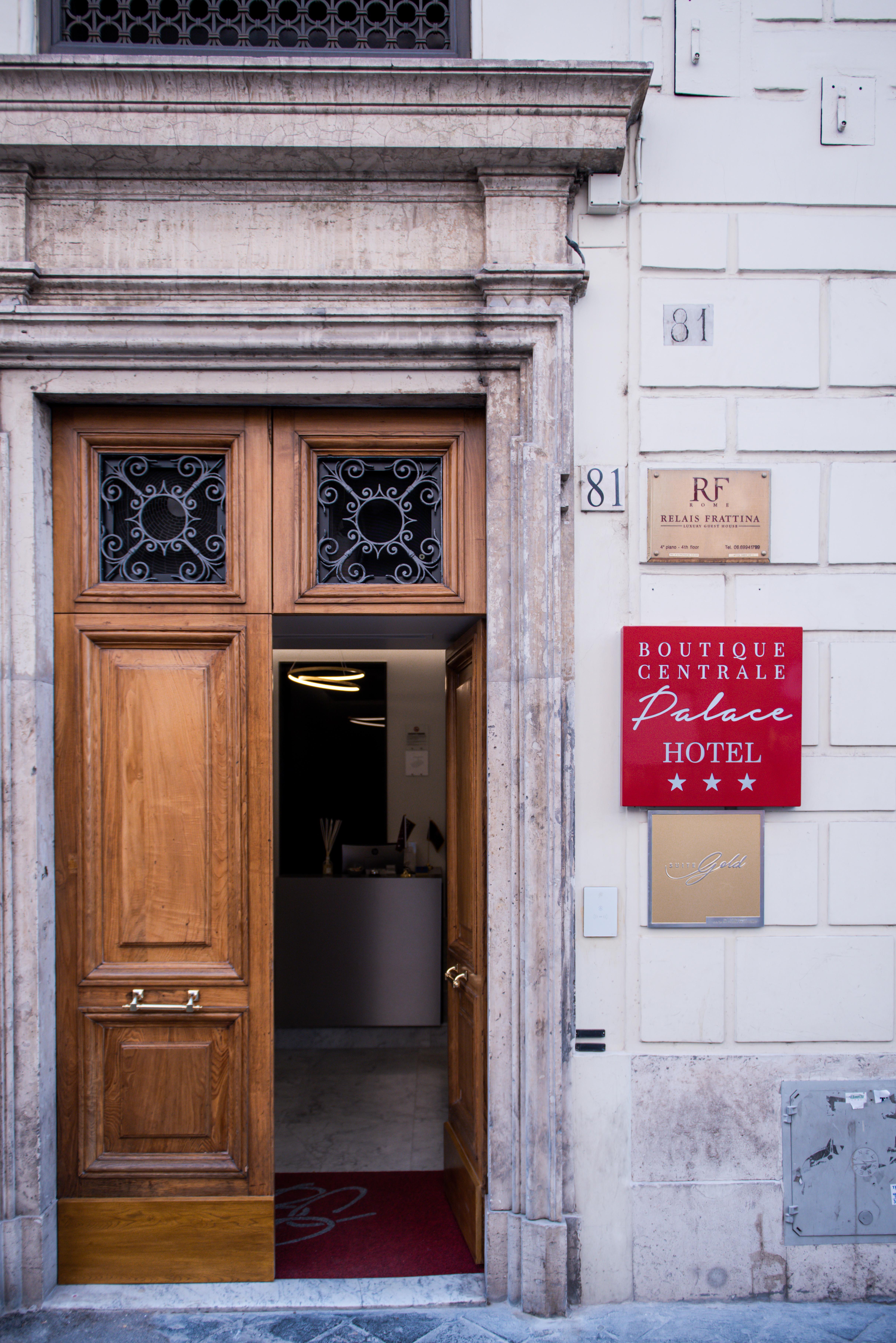 Boutique Centrale Palace Hotel Rome Exterior photo